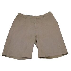 Toes On The Nose Shorts Mens 34 Beige Casual‎ Chino Cotton